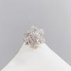 Light Luxury Rotatable Snowflower Ring Crystal Zircon Finger Ring Snowflake Ring  Wedding