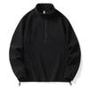 Mens Quarter Zip Sweatshirt Long Sleeve Pullover 1/4 Zip Up  Men Winter Fleece Lined Thermal Sweatshirt