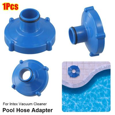 1 Pieza Adaptador de Manguera para Piscina de 80 mm a 32 mm PVC Azul Conector para Piscina Fácil Instalación Adaptador de Conexión de Manguera