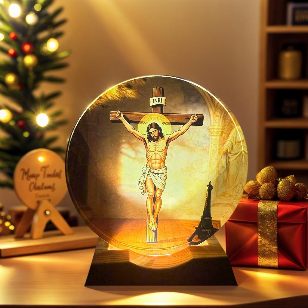 Dieses Jesus-Nachtlicht eignet sich für Ramadan-, Valentinstags-, Muttertags-, Oster- und Neujahrsdekorationen.. Es dient