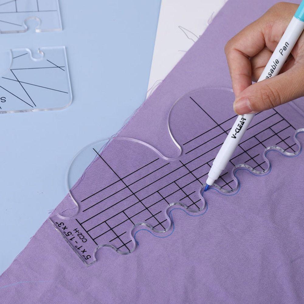 DIY Quilting Tools Acrylic Quilter Ruler New Apparel Sewing Supplie
