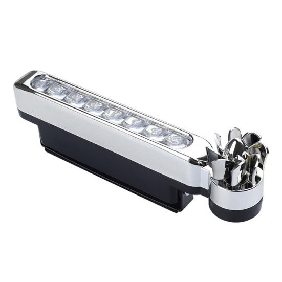 2ks Denní svícení Poháněno větrem Super jasné Přenosné Není potřeba externí napájecí zdroj LED DRL lampa do auta