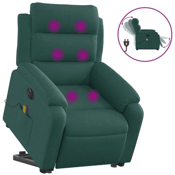 VidaXL Electric Massage Recliner, Relaxation Chair with Backrest, Seat with Armrests, TV Armchair of 3205022