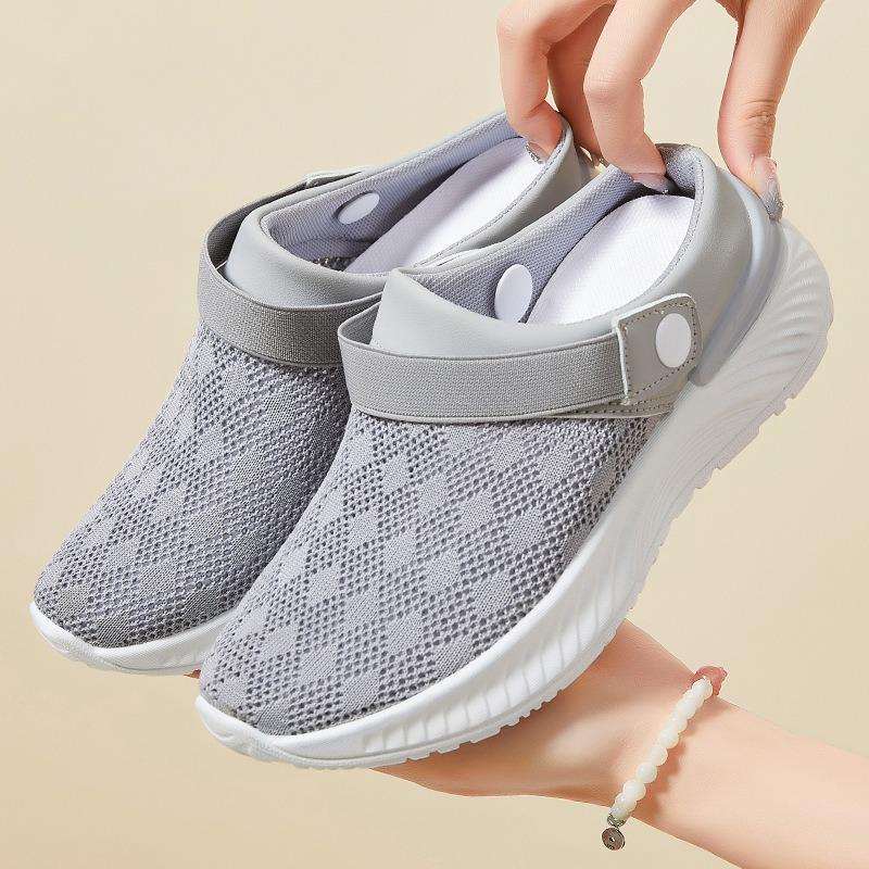 Fashion Shoes for Women in The Summer of 2025,one Step on,breathable Flat Slippers,fashion Casual Shoes Mesh Slippers Sandalias De Mujer