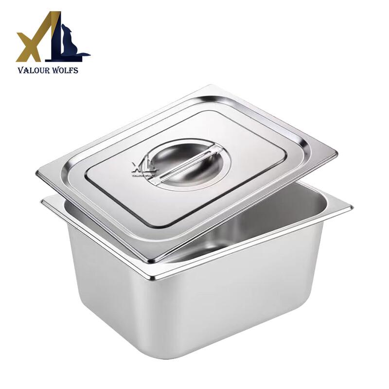 Xiaobing Stainless Steel Buffet Food Portioning Pans 325x265x65mm