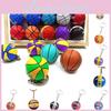 Portachiavi da Basket NBA Regalo con Ciondoli di James, Curry, Durant e Irving