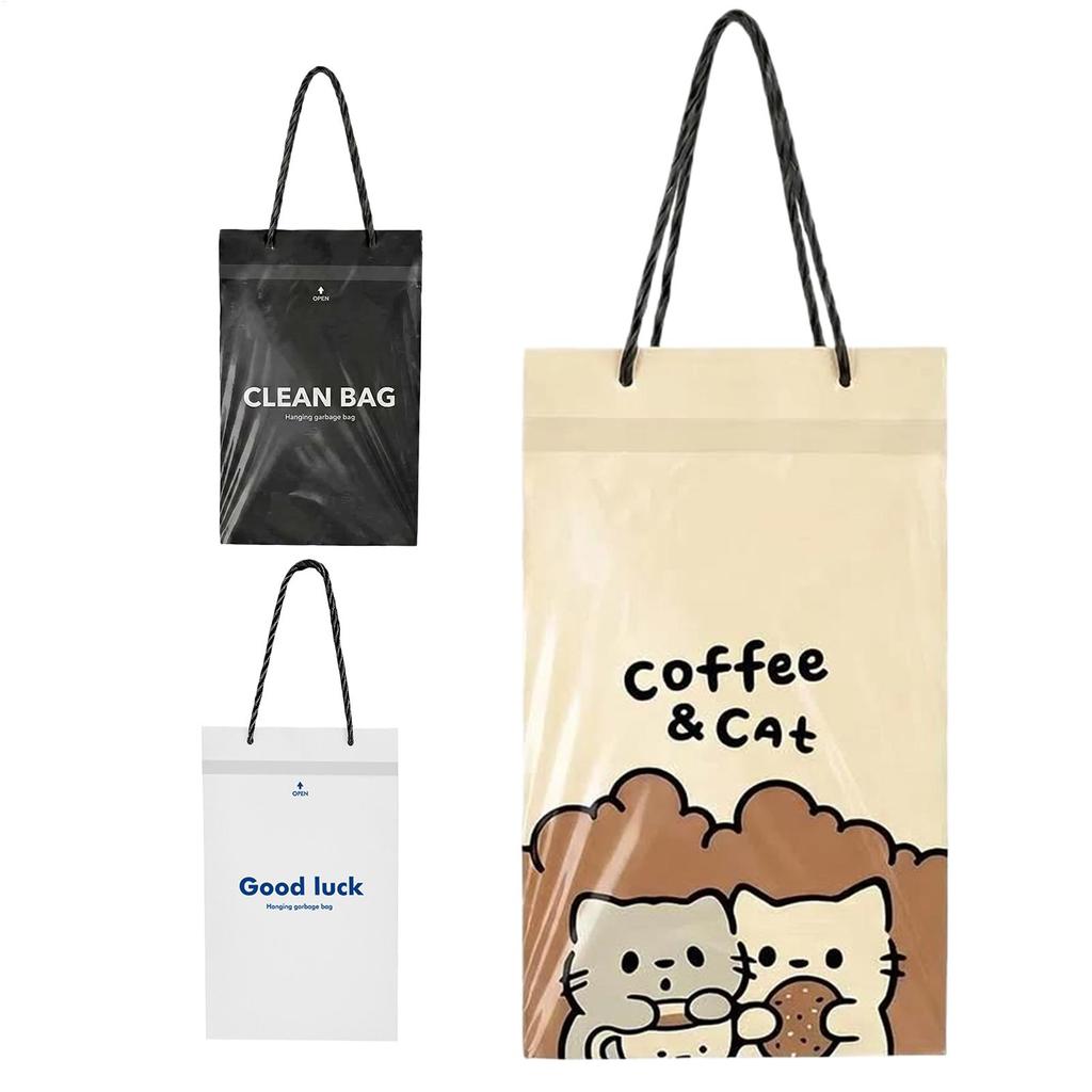 11Pcs Hanging Car Trash Bag Disposable Car Hanging Trash Bag Portable Storage Case Portable Universal Vehicle Trash Bags