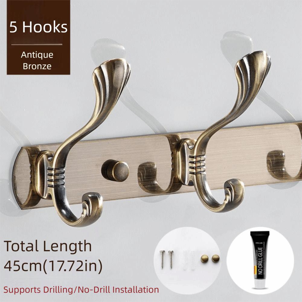 Stainless Steel Wall Hooks High Capacity Clothes Hook Luxury Bathroom Hardware Bath Accessories