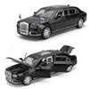 1/24 Aurus Senat Legierung Limousine Luxy Auto Modell Diecast Metall Kugelsicheres Fahrzeugmodell Simulation Ton und Licht Kinderspielzeug Geschenk