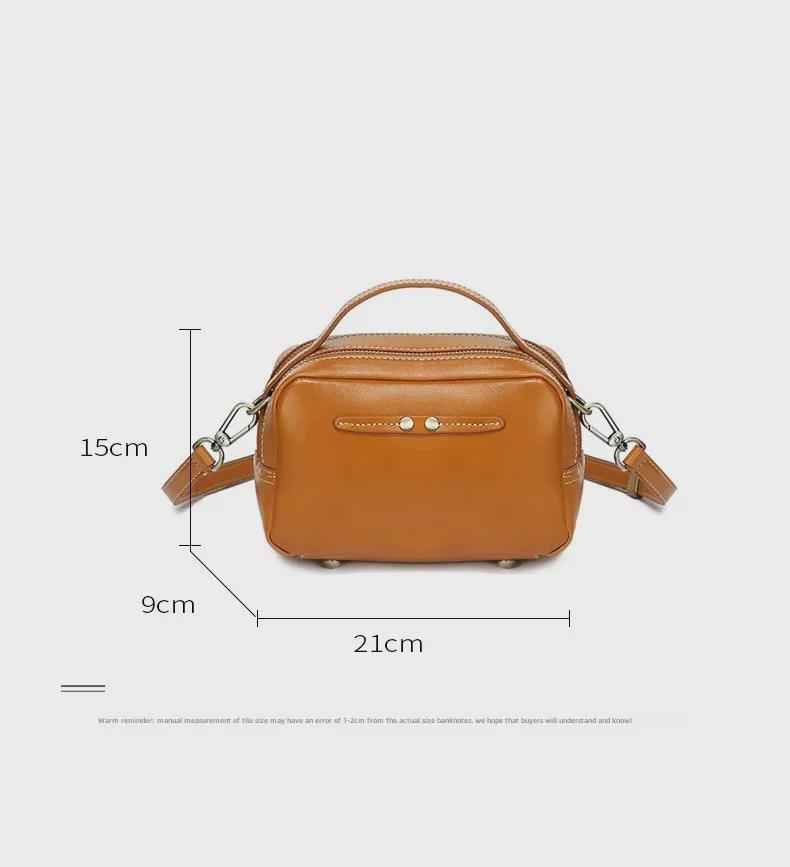 Women's Leather Handbags: 2025 New Design, Versatile Messenger & Shoulder Bags