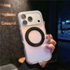 Applicable to iphone17pro rotating bracket mobile phone case Apple 17promax laser gradual change anti-drop magnetic case