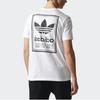 Adidas Originals Double-Sided Print Big Logo Casual Short Sleeve T-Shirt Men Tops White BS3136