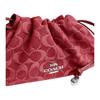 Coach Faye 26 Removable Shoulder Strap Drawstring Magnetic Closure Selected Denim Leather Smooth Leather Shoulder Bag Medium CDB93-SVDN8