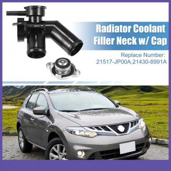 Nissan Quest Engine Radiator Coolant Filler Neck with Cap TWO  | Engine Compartment | 1