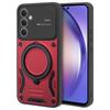 Armored Case for Samsung Galaxy A54 5G, CamShield MagSafe, Red