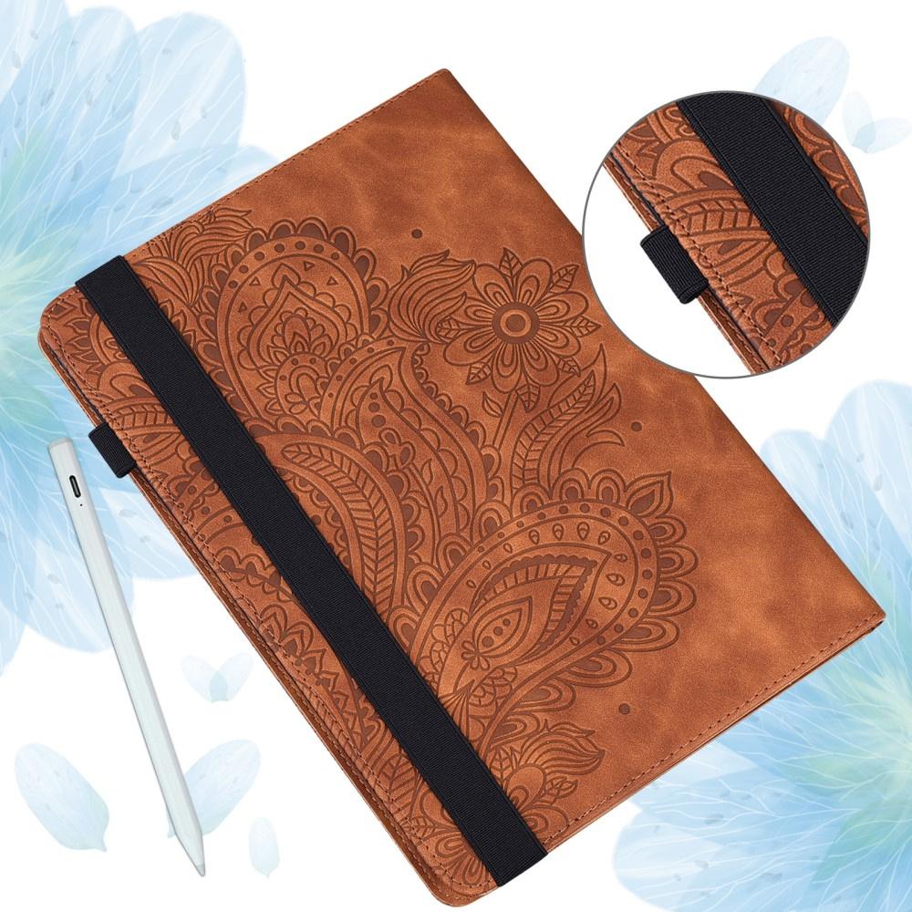 Amazon Kindle Paperwhite 5 (2021) Case, Imprinted Flower, Brown