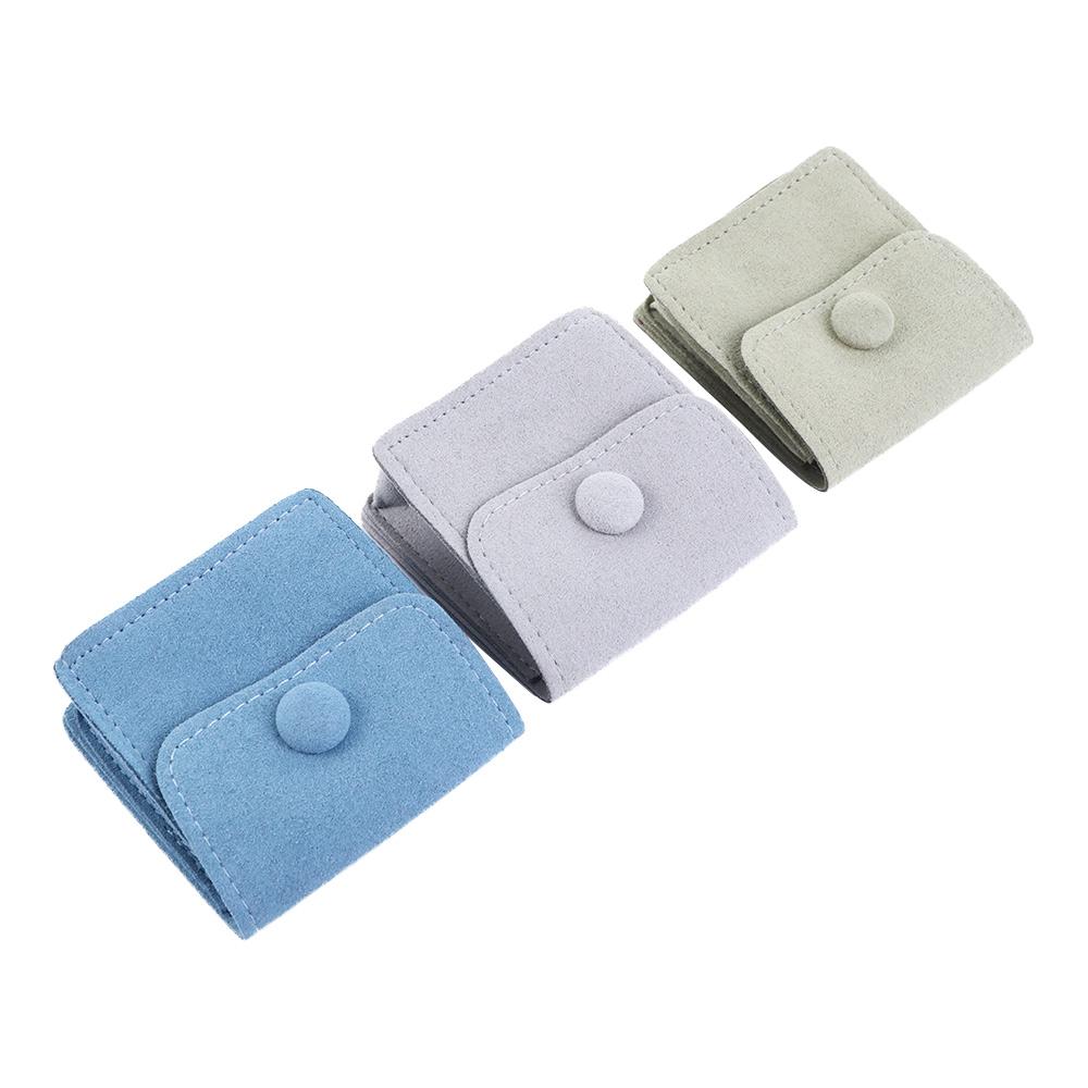 Earring Storage Necklace Pouches Velvet Pouch Jewelry Purse Bags Packaging Snap Bags Gift Packaging