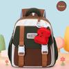 Adorable Kindergarten Cartoon Backpack Trendy Color Block Large Capacity Design