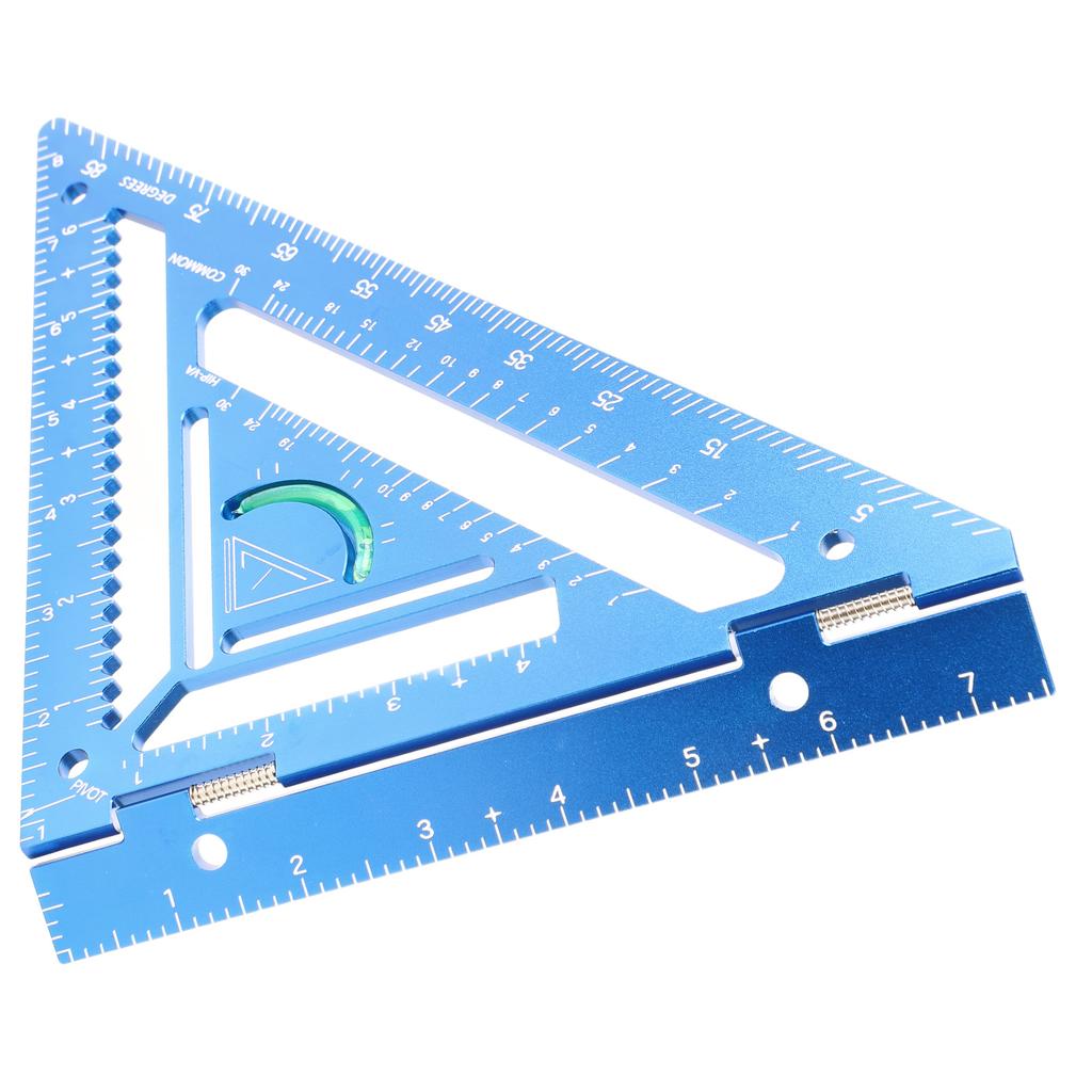 Rafter Square Tool Professional Innovative Triangular Ruler Protractor Accurate Carpenter Layout Mea