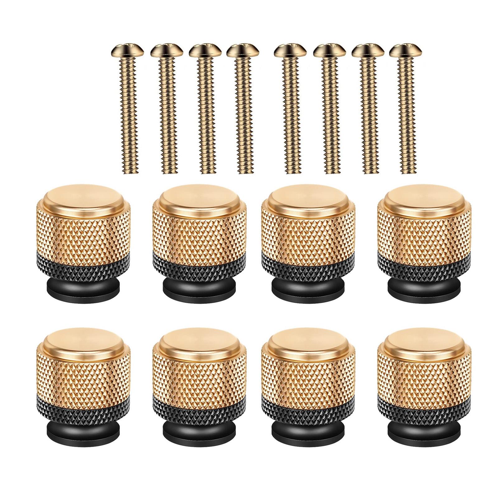 

Pack of 8 Gold Black Drop Bail Pulls Hole Center Retro Styles Handles for Dressers Cupboards and Wardrobes Home Use