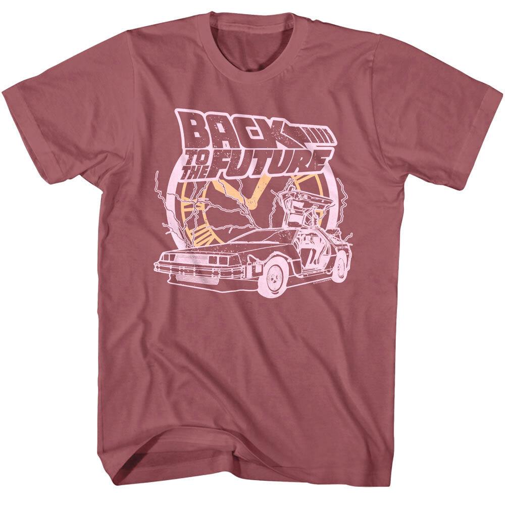 Back to The Future Clocktower Lightning Men T Shirt L