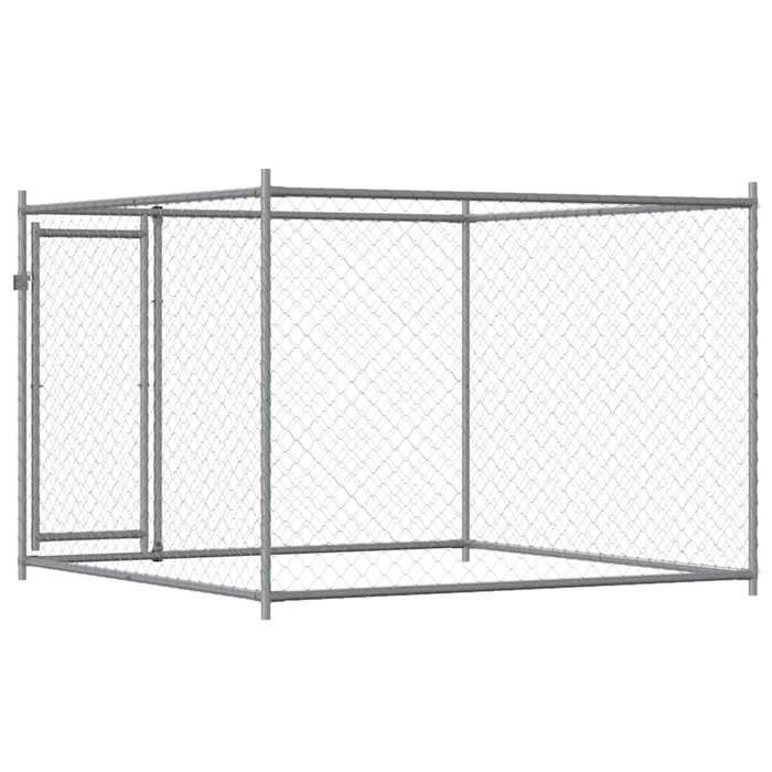 VidaXL Dog Cage with Door, Outdoor