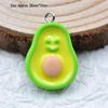 Colorful Resin Drip Cartoon Bear Ice Cream Pendant - Cute Fruit Jewelry Accessory for DIY