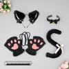 Cute Kitten Cosplay Set: Cat Ears Headband, Paw Gloves & Tail Accessory