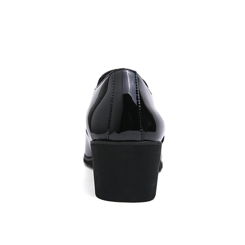 Pantofi la modă cu vârf ascuțit din piele lăcuită lucioasă pentru bărbați, casual, business, formali, mocasini slip-on, pantofi pentru rochie de mireasă, bal de absolvire