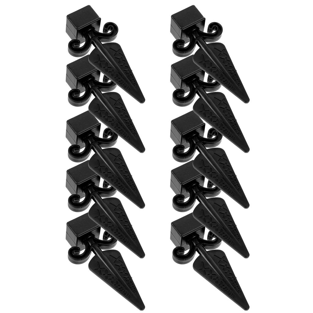 10Pcs Plastic Fence Post Caps Protective Decorative Covers for Yard Garden Outdoor Fence Parts Decorative Post Caps