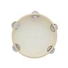 8" Hand Held Tambourine Drum Bell Birch Metal Jingles Percussion Musical Educational Toy