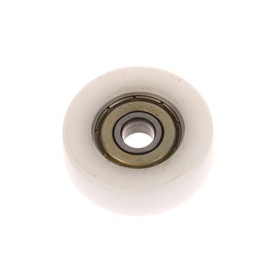 1Pcs 626ZZ 6*30*9mm Flat Rubber Coated Bearing Pulley POM Wrapped Bearing Pulley Plastic Wheel Bearing Pulley Furniture Fitting
