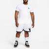 Nike T Shirts Men's White Crew Neck Moderate DR7648-100