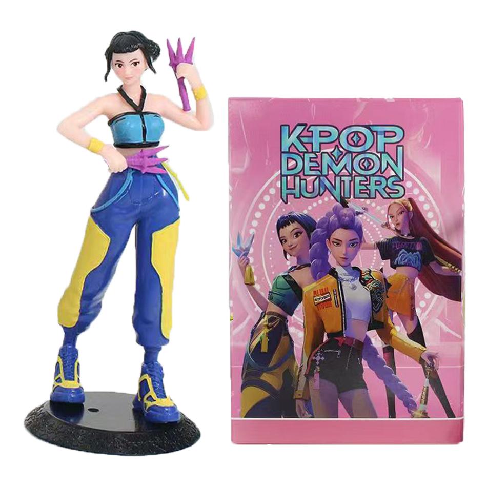 3pcs Anime Kpop Demon Hunter Figure Model Toy Cartoon Gaming Peripheral Desk Decoration Collection Figure Model Toy For Kid Gift