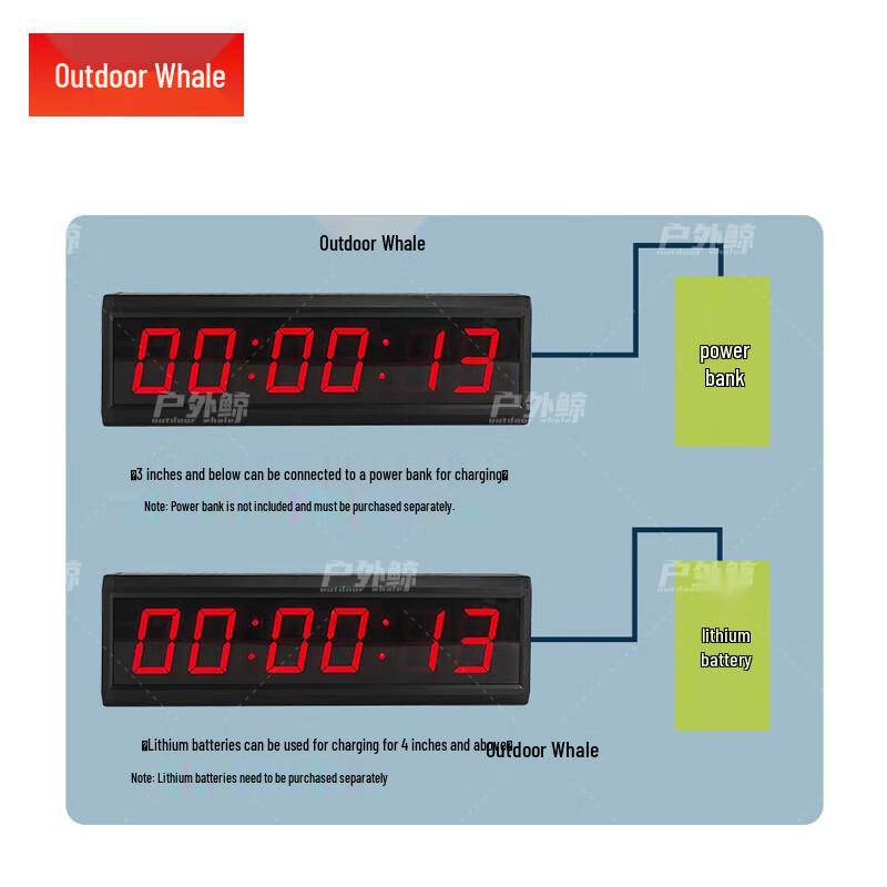 Outdoor LED Double-Sided Competition Countdown Timer