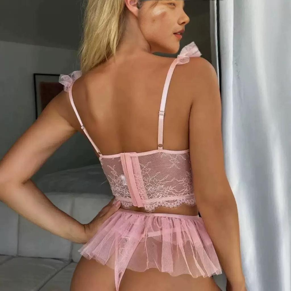 Multi-style Sexy Lingerie Set For Women Erotic Bra set Sexy Panties Garter Push Up Underwear For Women's Flower Underwear Set