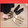 French Flat Mary Jane Shoes For Women With Buckle Detail And Low Heel For Daily Wear