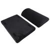 Foot Rest Black Ergonomic Height Adjustable Half Cylinder High Rebound Memory Foam Footstool for