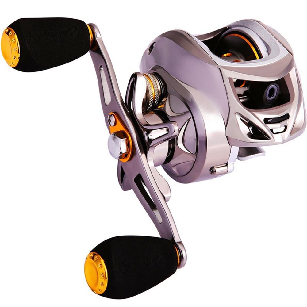 Baitcasting Fishing Reel -6.3:1 Low Profile Baitcaster Reel with Magnetic Brake System11+1BB