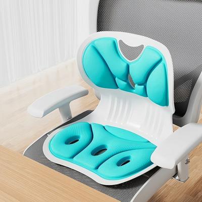 Waist Cushion Ergonomic Back And Lumbar Support for Good Posture Correction Office Chair Back Pad Work Gaming Students Drivers Waist Cushion