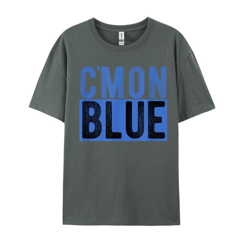 Cmon Come On Blue Umpire Baseball Fan Lover Classic Cotton Male Tops Shirts Comfortable T-Shirt Customized Tee-Shirt Fashion