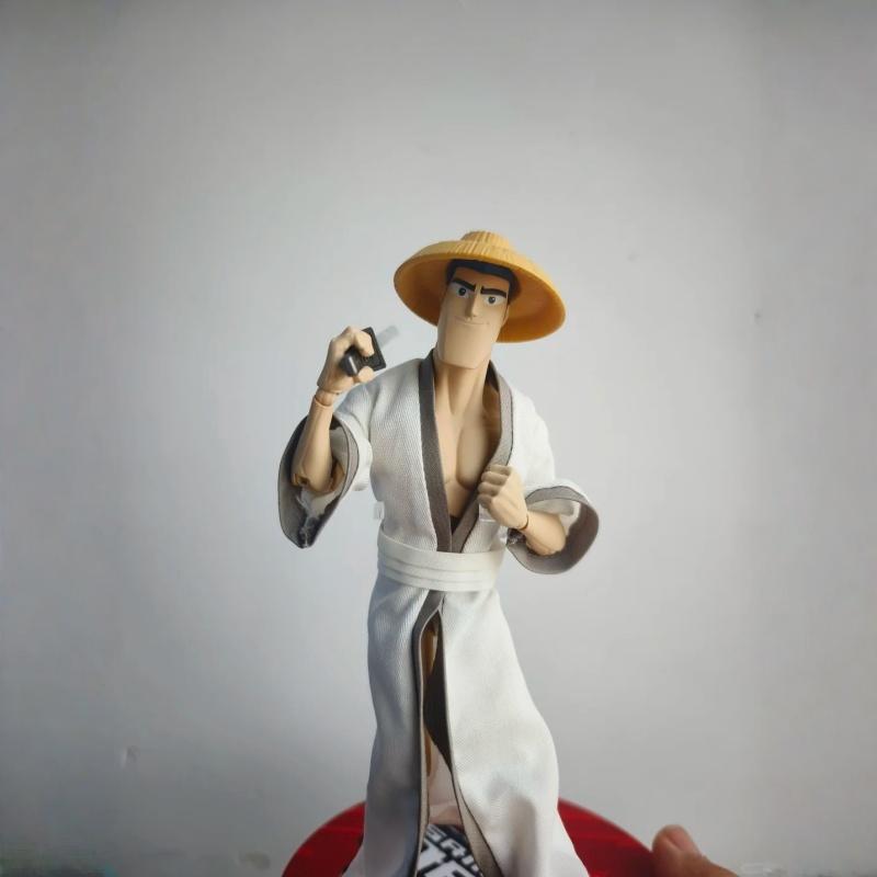 Mezco Toyz One:12 Articulated Action Figure Samurai Jack Anime Movie Collectible Model Joint Movable Doll Fans Gift Home Decor