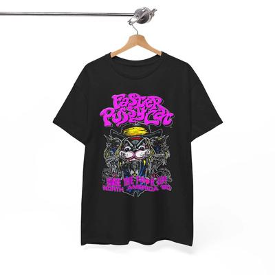Faster Pussycat Glam Metal 90's Tour Vintage Design Tee Band T Shirt Size XL