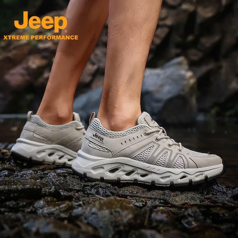 Jeep Men's Breathable Mesh Outdoor Hiking Shoes