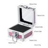 Professional Manicure Drill Bit Stand Display Case Compact Metal Storage Container With 25 Holes Nail Bits Organized