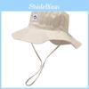 Baby Mädchen Kinder Sonnenhut mit einfarbigem lächelndem Gesicht Stickerei Design für Sommer Outdoor Schutz