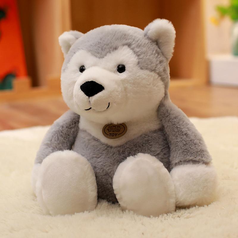 Vycpaná 30cm kreslená zvířátka uklidňující plyšová hračka Panda Bear Husky Lední medvěd Gorila Tučňák Dárek k narozeninám pro děti