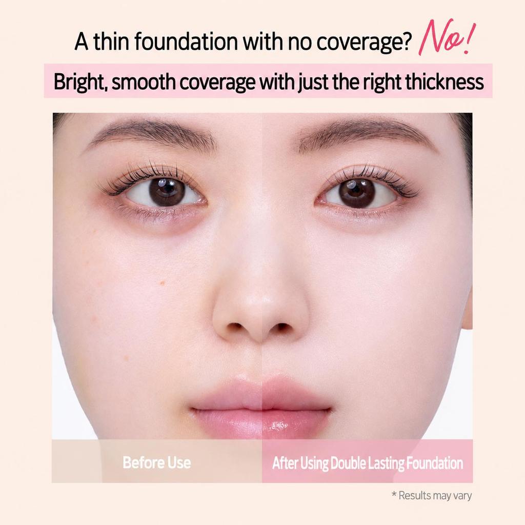 ETUDE HOUSE Double Lasting Foundation 30g (5 Color Options)