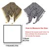 with Tassel Head Neck Scarf Costume Desert Scarf Arabic Scarf Arab Shemagh Headscarf  for Men Women
