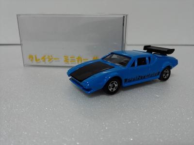 Brak pudełka Wyprzedany Tomica Anniversary II De Tomaso Pantera My Shop z przezroczystym etui CMC Wysyłka do magazynu Amazon (niebiesko-czarny)